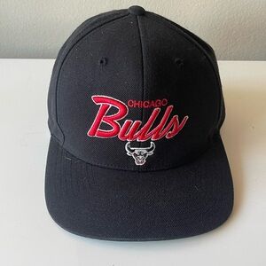 CHICAGO BULLS baseball cap black Mitchell & Ness